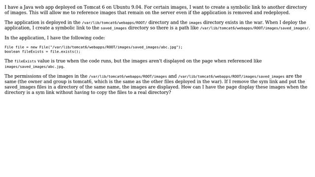 DevOps & SysAdmins: Tomcat - Symbolic link to image directory doesn't display images смотреть онлайн