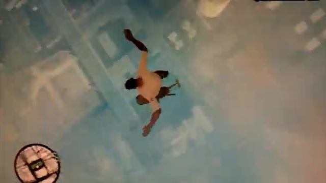 GTA нереальное падение)))