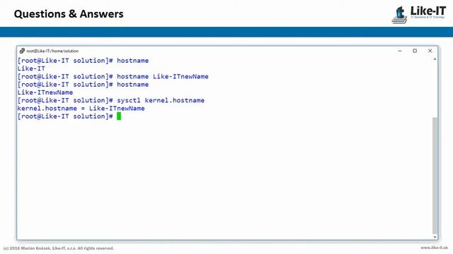 linux how to change hostname смотреть онлайн