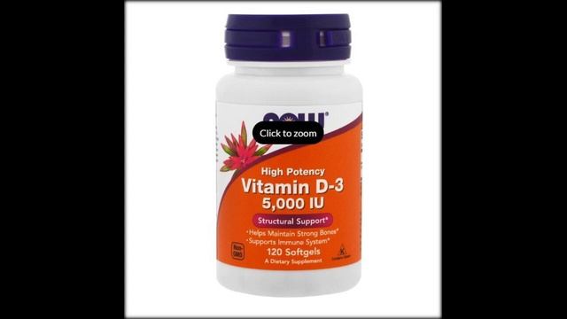Now Foods, Vitamin D-3, High Potency, 5,000 IU