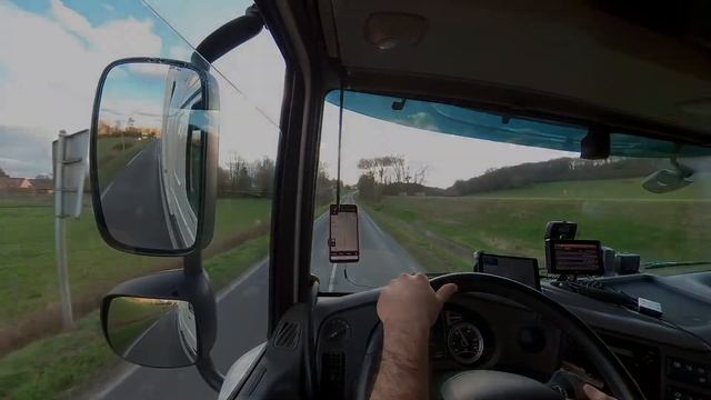 Вождения фуры Daf Xf Франция - Испания