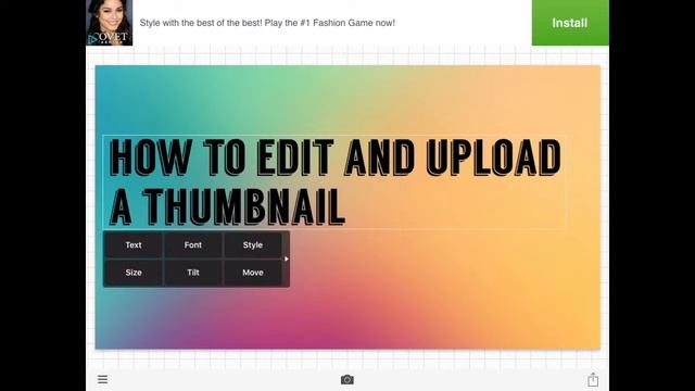 How to edit and upload thumbnails iOS 9 смотреть онлайн