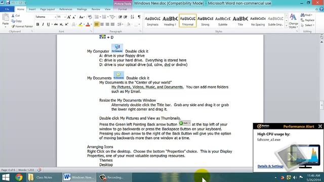Beginning computer Windows lessons- How to tile windows смотреть онлайн