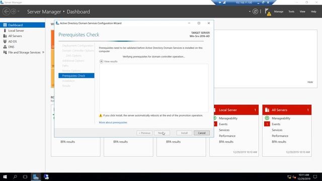 Windows server 2016 da Active Directory rolini ko'tarish смотреть онлайн