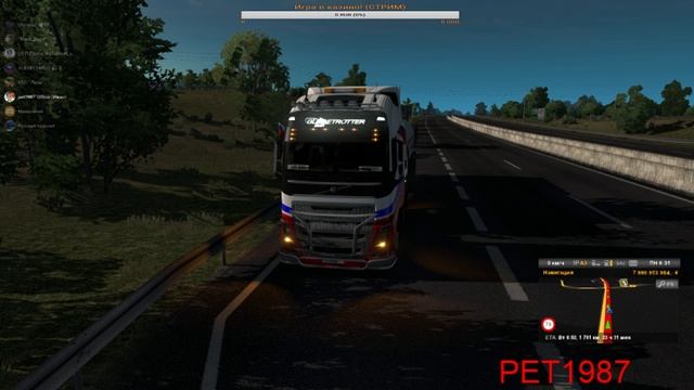 Euro Truck Simulator 2 Мультиплеер Конвой Русский Транзит 2700км! смотреть онлайн