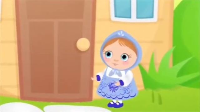 Машенька в гостях у трёх медведей - знакомство с мебелью и посудой. смотреть онлайн