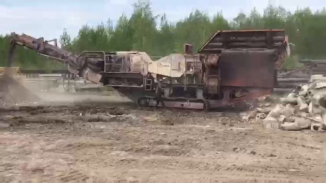 Запуск дробильного комплекса на Комбинате строительных конструкций