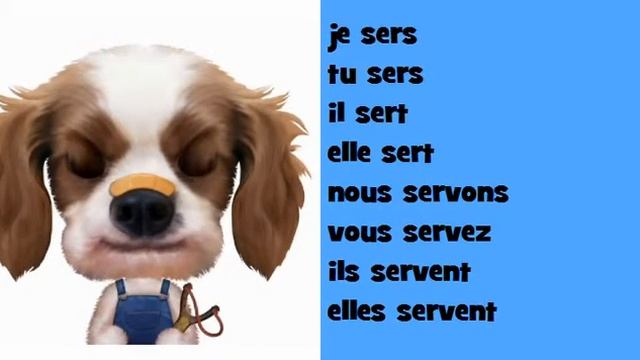 Французский музыкальный сопряжения # Hip Hop # глагол = Servir