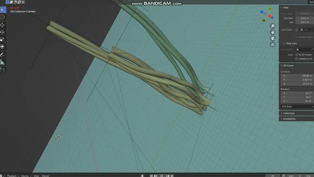 cable physics in BLENDER смотреть онлайн