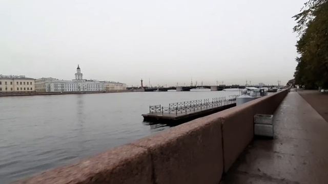 Санкт-Петербург. Прогулка по набережной. 13.10.20 г.