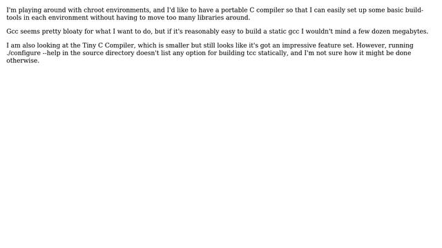 Unix & Linux: How can I get a static C compiler? (2 Solutions!!) смотреть онлайн