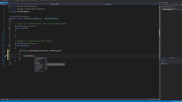 INDIE GAMES: Create A Tetris Game Part 2 CODING the block movement control смотреть онлайн