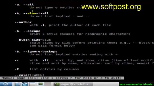 man command in Fedora смотреть онлайн