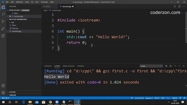 VS Code setup for C/ C++ in windows OS смотреть онлайн