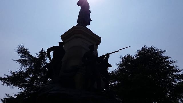 Панорама «Оборона Севастополя», прогулка в сквере. смотреть онлайн