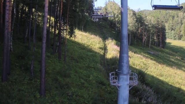 Подъем на канатной дороге К1 в Красноярске смотреть онлайн