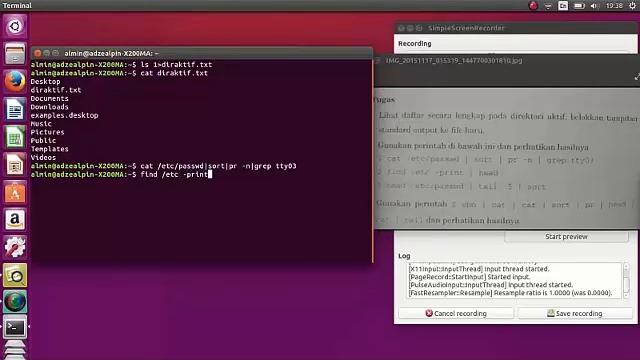 Operasi Input Output Terminal Linux смотреть онлайн