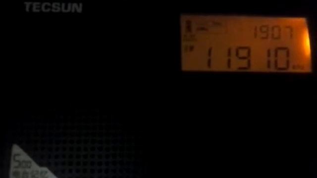 Tecsun PL-310 - NHK Rádio Japão - 11910 KHz Em 25 Metros (Ondas Curtas)