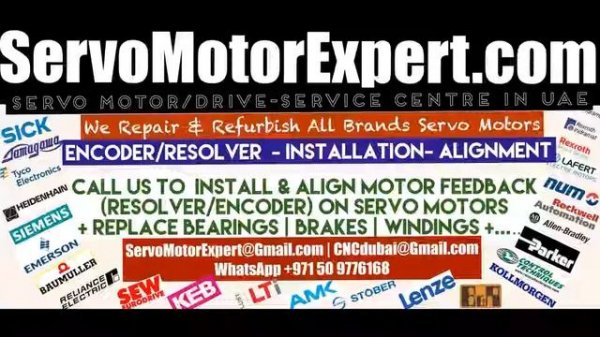 SEW Eurodrive Euro Drive CNC Resolver Replacement,Servo Motor fault detection Drive Error code SICK