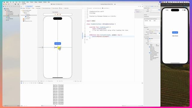 iOS Development: Adding Buttons and Handling Events смотреть онлайн