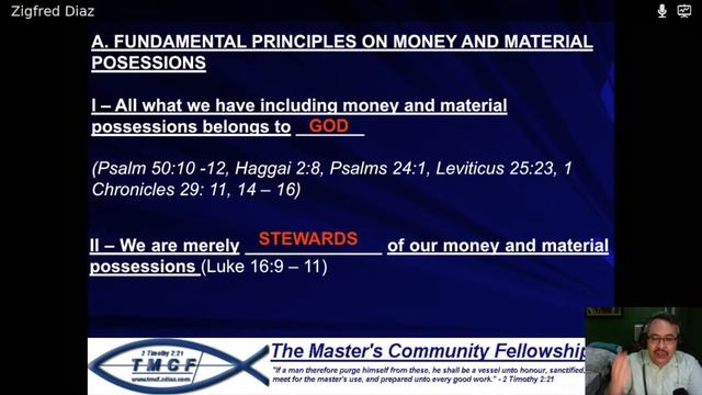 Biblical & Practical Advice On Money & Material Possessions - Part 2