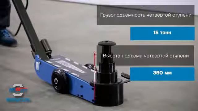 Обзор домкрата пневмогидравлического N15-4C MEGA (Испания) смотреть онлайн
