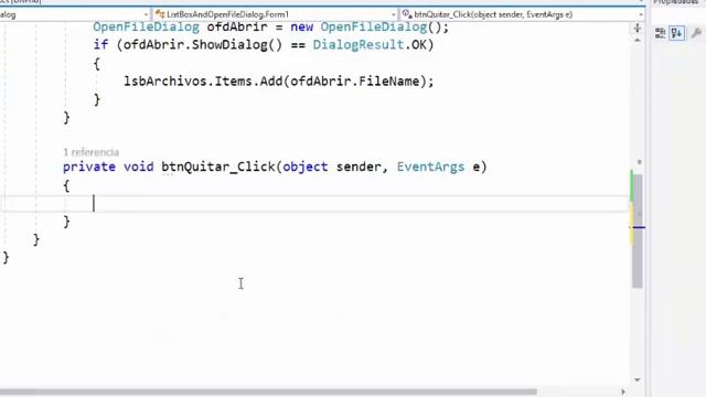 Listbox y OpenFileDialog C# 2017 смотреть онлайн