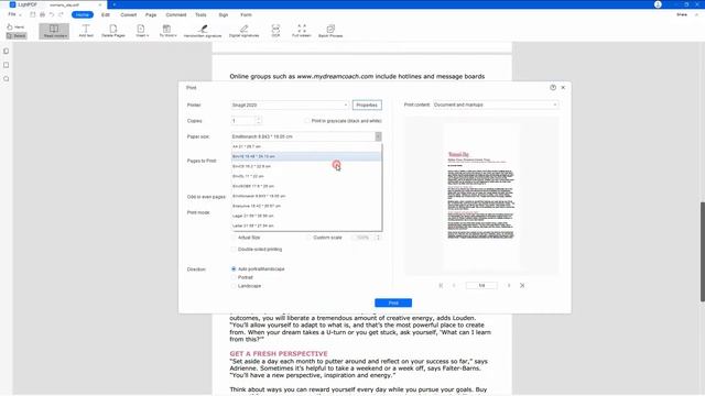 [LightPDF FAQ] How to Change Paper Orientation and Size for Printing смотреть онлайн
