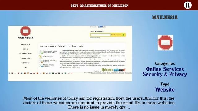 Maildrop | Top 20 Alternatives of Maildrop смотреть онлайн