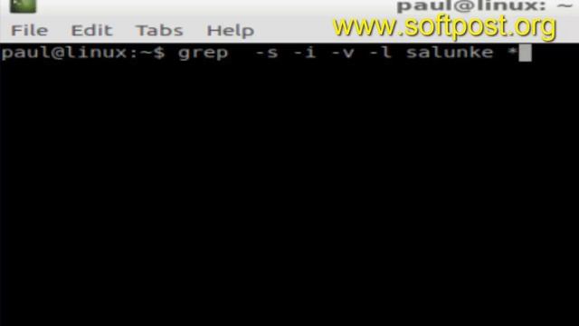 How to find files that do not contain specific pattern in Ubuntu смотреть онлайн