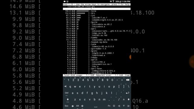 ncdu ncurses disk usage tui смотреть онлайн