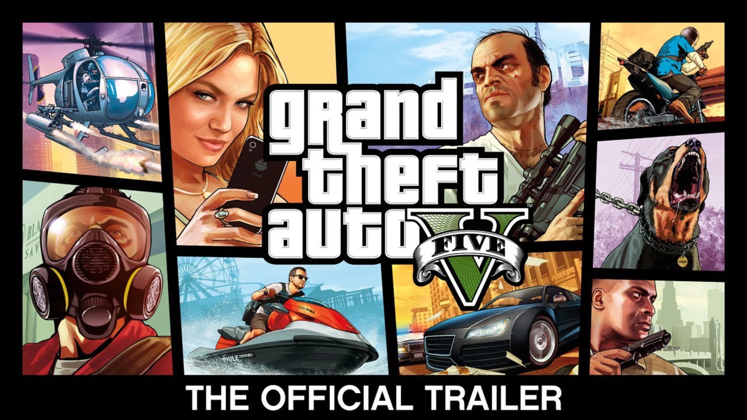 Grand Theft Auto V Trailer смотреть онлайн