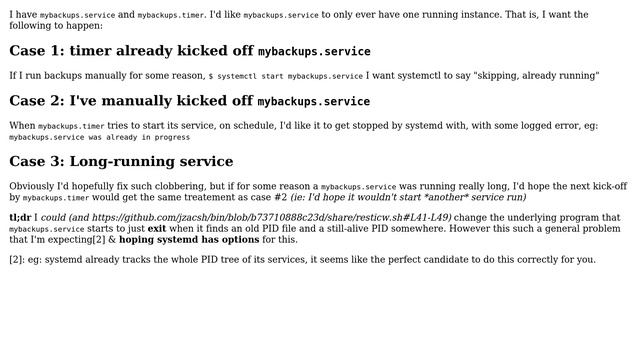How to make a systemd service atomic; manual lock/pid file or does systemd feature exist? смотреть онлайн