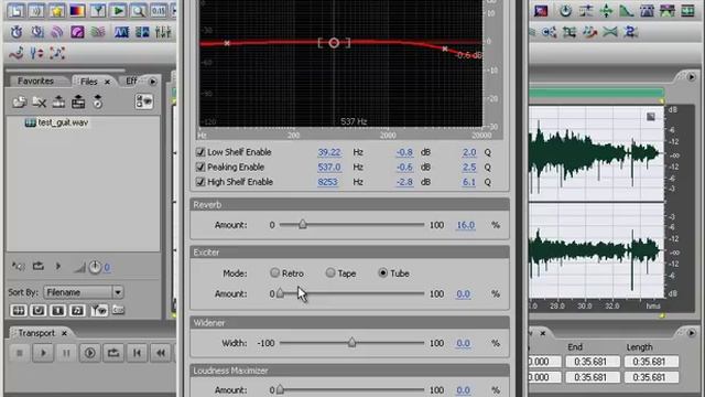 64. Устройство мастеринговой панели (Mastering) в Adobe Audition | Auditionrich.com