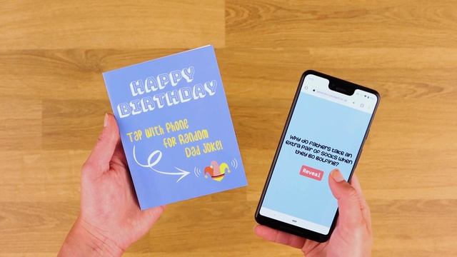 Random Dad Joke Generator Smart Birthday Card смотреть онлайн