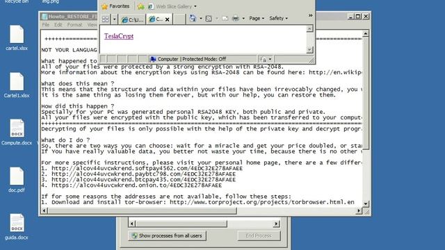 Protection from TeslaCrypt смотреть онлайн