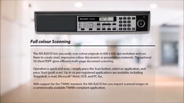 SHARP MX B210D смотреть онлайн