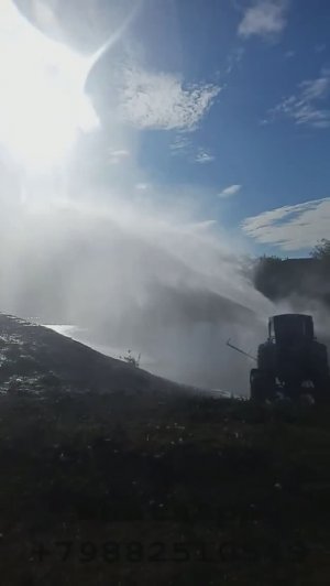 Спринклерный полив. Тест насоса от ВОМ трактора и спринклера из Китая