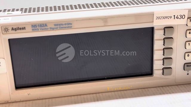 SOLD Agilent N5182A MXG Vector Signal Generator смотреть онлайн