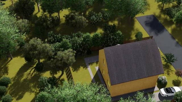 Анимация коттеджа 140 м2 смотреть онлайн