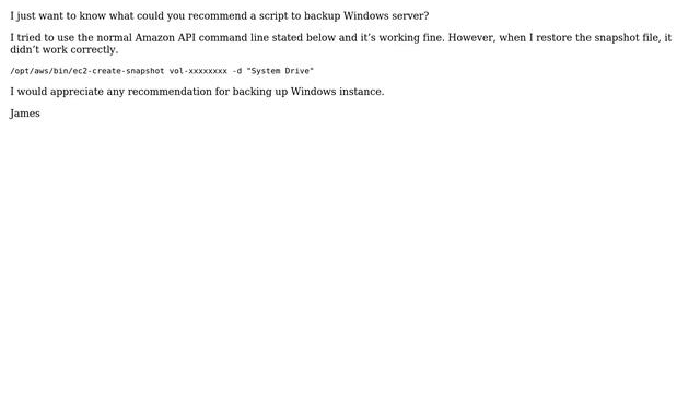 DevOps & SysAdmins: Backup script for Windows AMI смотреть онлайн