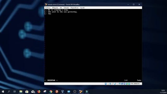 Editor de texto VI Ubuntu Server Video2 смотреть онлайн