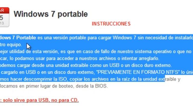 Windows 7 Portable "DESCARGA DIRECTA" смотреть онлайн
