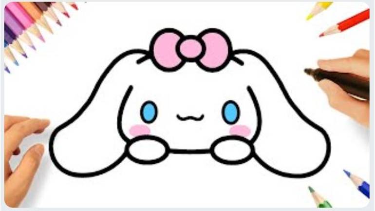 КАК ЛЕГКО НАРИСОВАТЬ CINNAMOROLL 💗😊