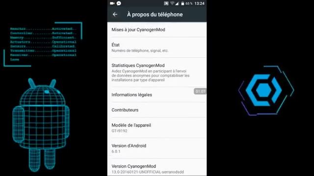 Cyanogenmod 13 - Galaxy S4 Mini Duos [GT-I9192] - Android 6.0.1 Marshmallow (PT-BR) смотреть онлайн