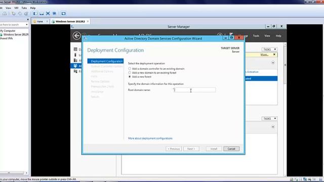How to Configure Active directory and Users in Windows server 2012 r2 смотреть онлайн