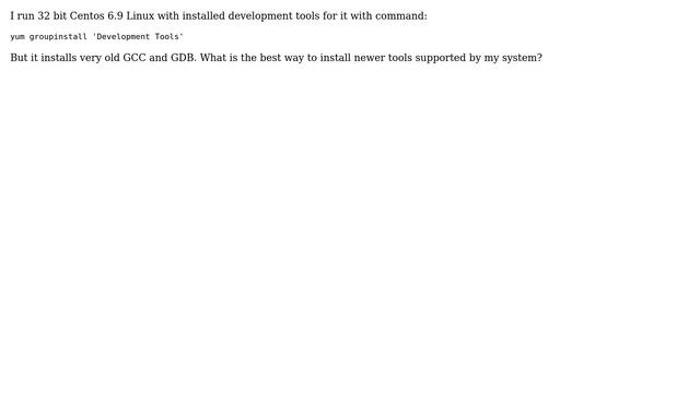 Unix & Linux: Install new development tools on old system смотреть онлайн