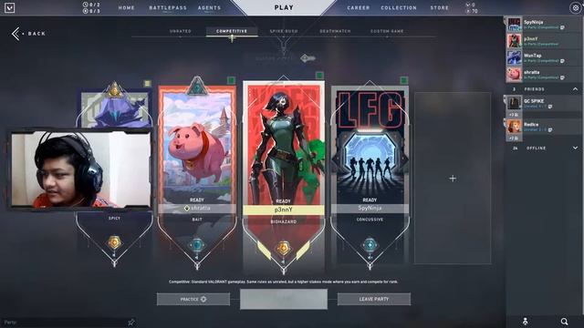 VALORANT Gameplay PLATY GANG | Facecam is here Bois!! смотреть онлайн