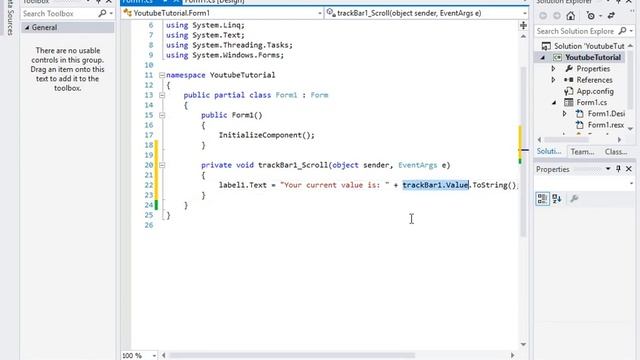 How to use trackBar In visual c# смотреть онлайн