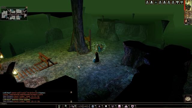 Neverwinter Nights Восточная дорога. Конец пещерам троллей. Вход в Руины. смотреть онлайн